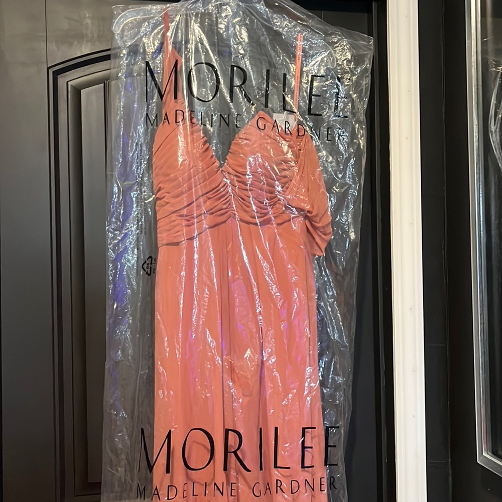 Morilee 21658 Pleated Empire Bridesmaid Dress NWT